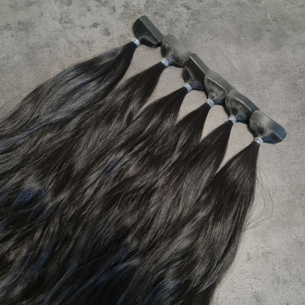 Preview: 2x Tape Extensions 45cm gewellt Farbe N1 - OUTLET